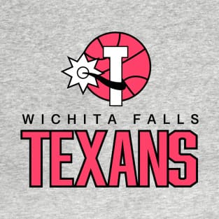 Defunct Wichita Falls Texans Basketball 1988 T-Shirt